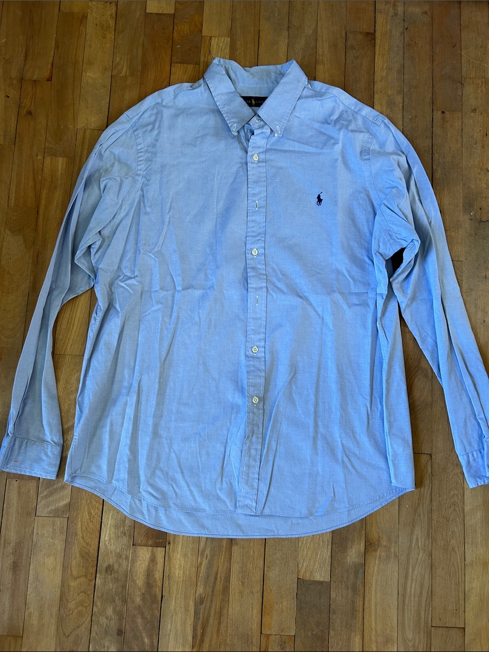 Polo by Ralph Lauren Light Blue Button-Down Oxford Shirt